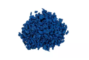 Синяя резиновая крошка